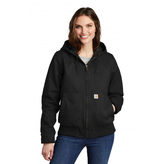Carhartt - Women's Washed Duck Active Work Jacket with Hood - CT104053 Work Jacket with Hood