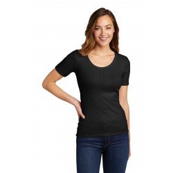 District  Women's V.I.T. & Rib Scoop Neck Tee DT6020