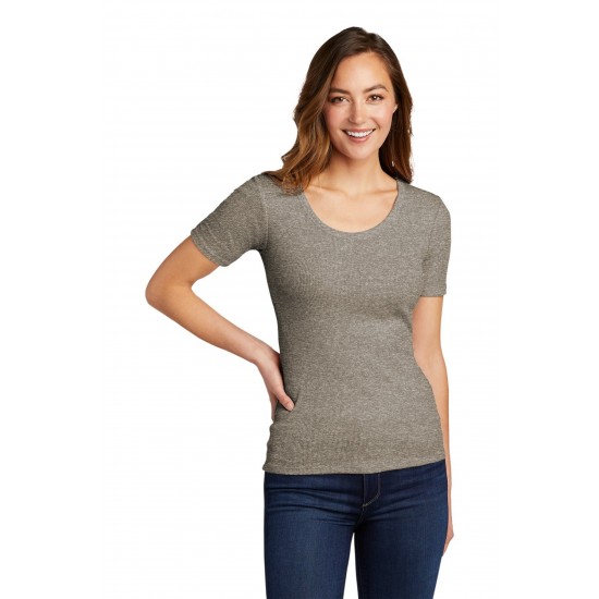 District Women's V.I.T. & Rib Scoop Neck Tee DT6020 District Women's V.I.T. & Rib Scoop Neck Tee DT6020
