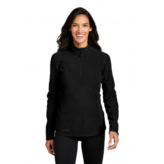 Eddie Bauer Ladies 1/2-Zip Microfleece Jacket EB227 Eddie Bauer Ladies 1/2-Zip Microfleece Jacket EB227