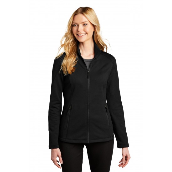 Port Authority Ladies Grid Fleece Jacket. L239 Port Authority Ladies Grid Fleece Jacket. L239