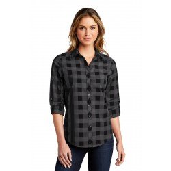 Port Authority   Ladies Everyday Plaid Shirt. LW670 Port Authority   Ladies Everyday Plaid Shirt. LW670