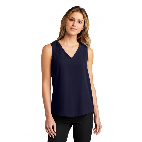 Port Authority Ladies Sleeveless Blouse. LW703 Port Authority Ladies Sleeveless Blouse. LW703