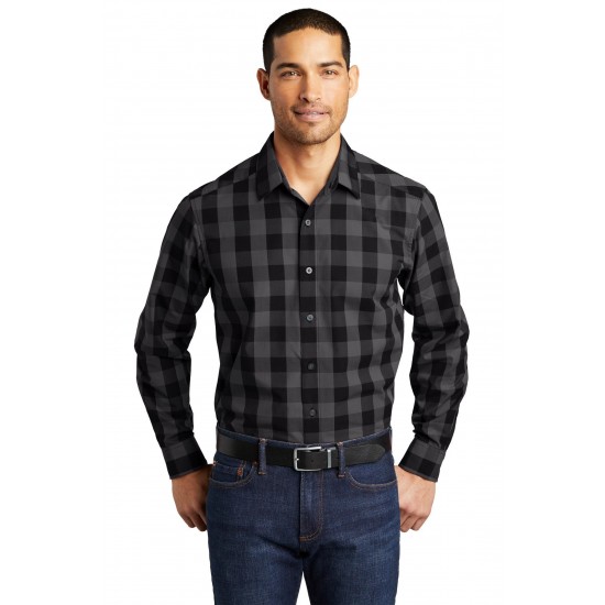 Port Authority Everyday Plaid Shirt. W670 Port Authority Everyday Plaid Shirt. W670