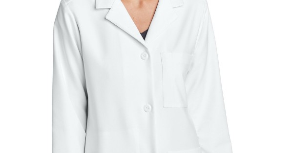 WonderWink Womens Long Sleeve Consultation Lab Coat WW4072