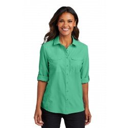 Port Authority - Ladies Long Sleeve UV Daybreak Shirt LW960 Port Authority - Ladies Long Sleeve UV Daybreak Shirt LW960