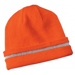 CornerStone - Enhanced Visibility Hi-Vis Beanie with Reflective Stripe - CS800 CornerStone - Enhanced Visibility Hi-Vis Beanie with Reflective Stripe - CS800