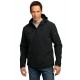 Port Authority Textured Hooded Soft Shell Jacket. J706 Port Authority Textured Hooded Soft Shell Jacket. J706
